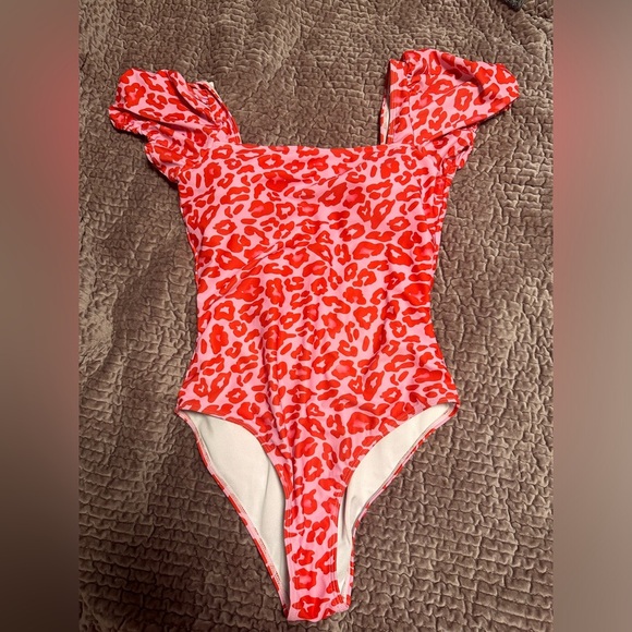Other - Leopard one piece bathing suit